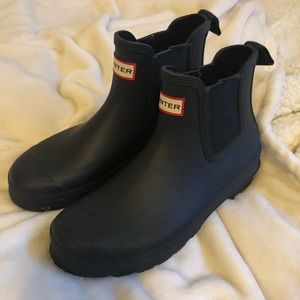 Hunter ankle rain boots